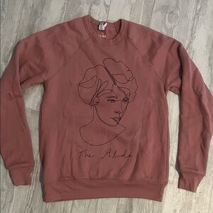 Mauve Graphic Sweatshirt